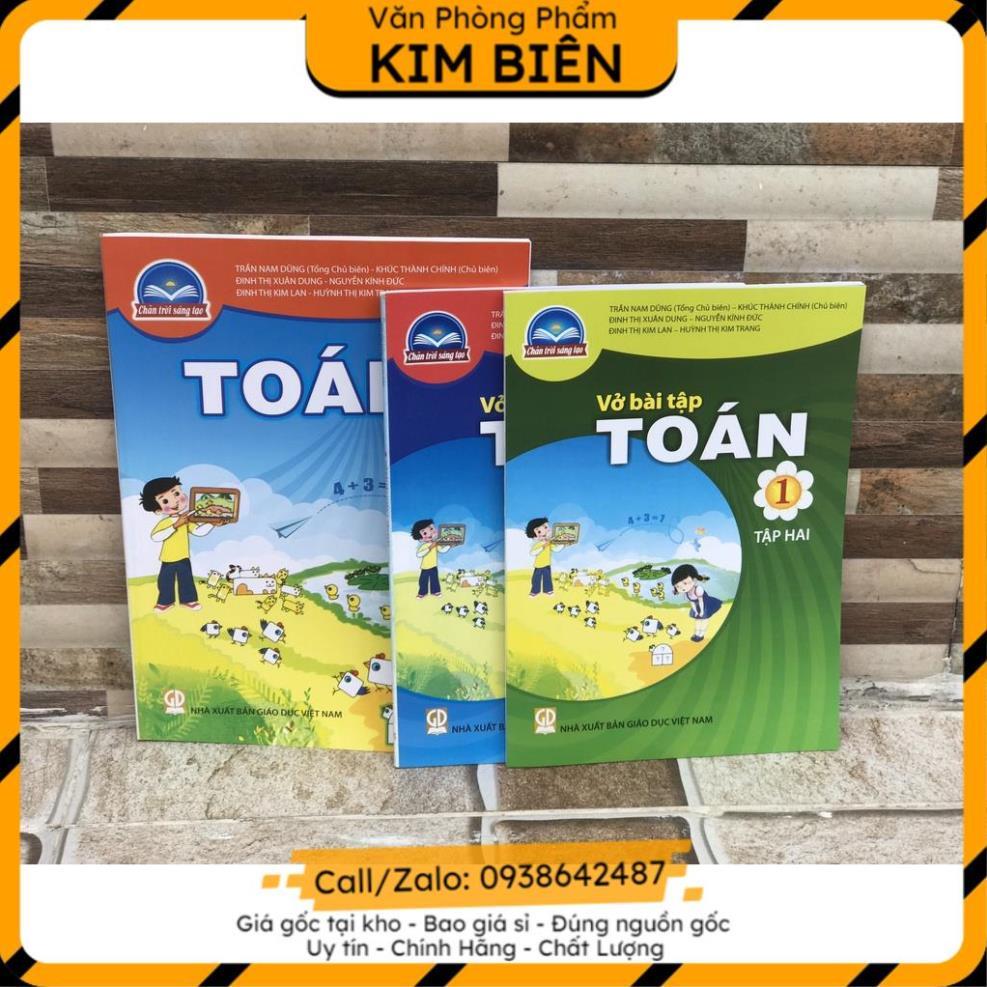 combo toán +vbt toán lớp 1 theo chân troi sáng tạo