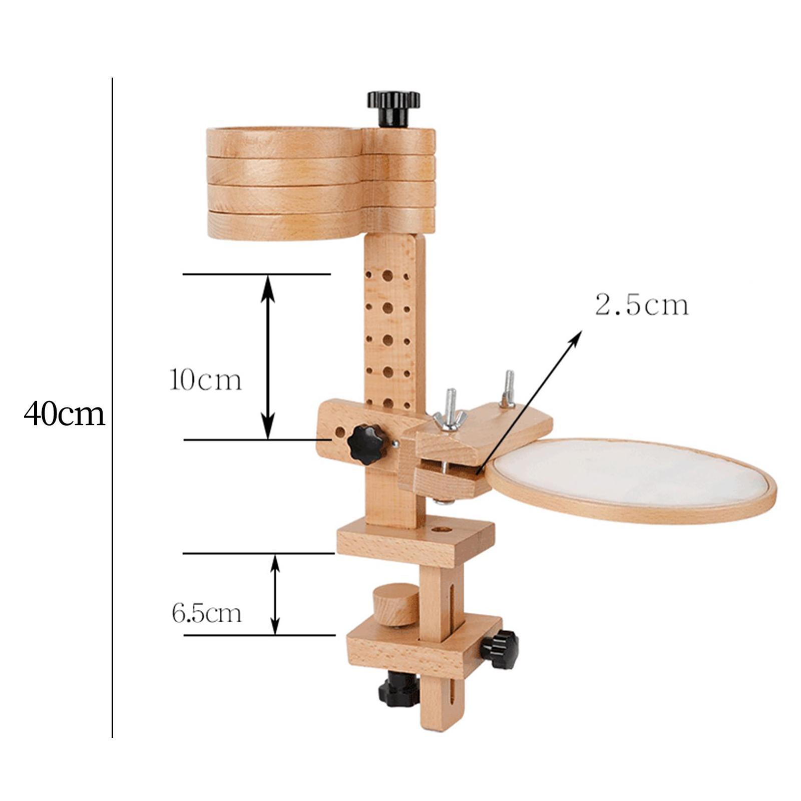 Embroidery Frame with 4 Bead Trays Tool Cross Stitch Stitch Frame for Tools