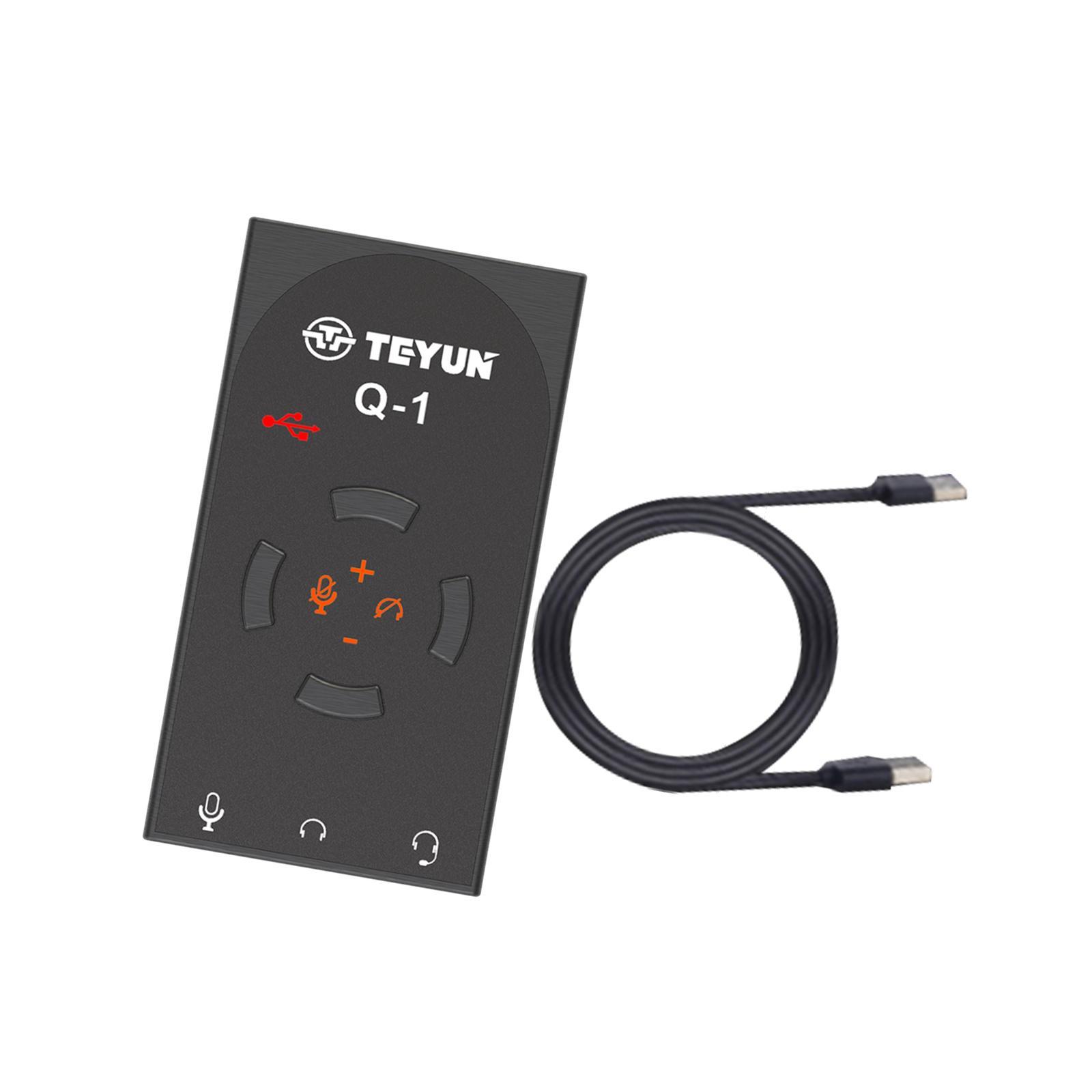 USB 7.1 Channel Stereo Sound Card External Free Driver with 3.5mm Headphone Mic Jack Durable for PC Laptop Computer Plug and Play