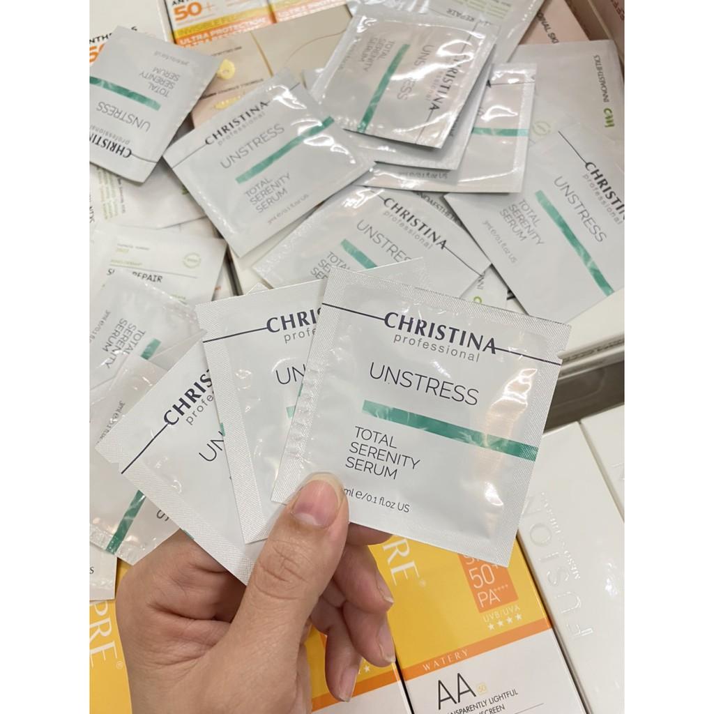 Tinh chất dưỡng Serum Unstress Christina 3ml - Hee's Beauty