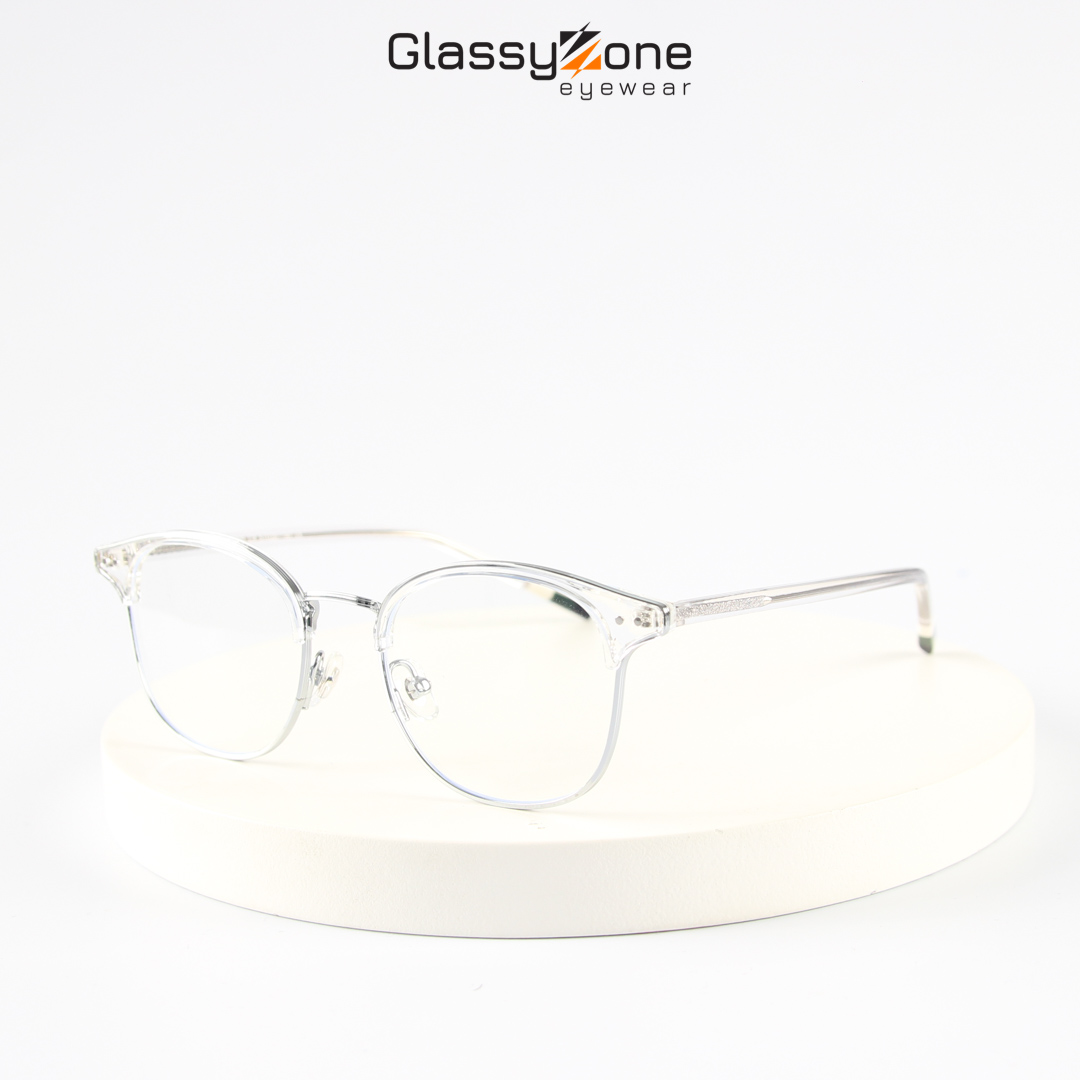 Gọng kính cận, Mắt kính giả cận nhựa dẻo Form vuông Nam Nữ Moriarty - GlassyZone