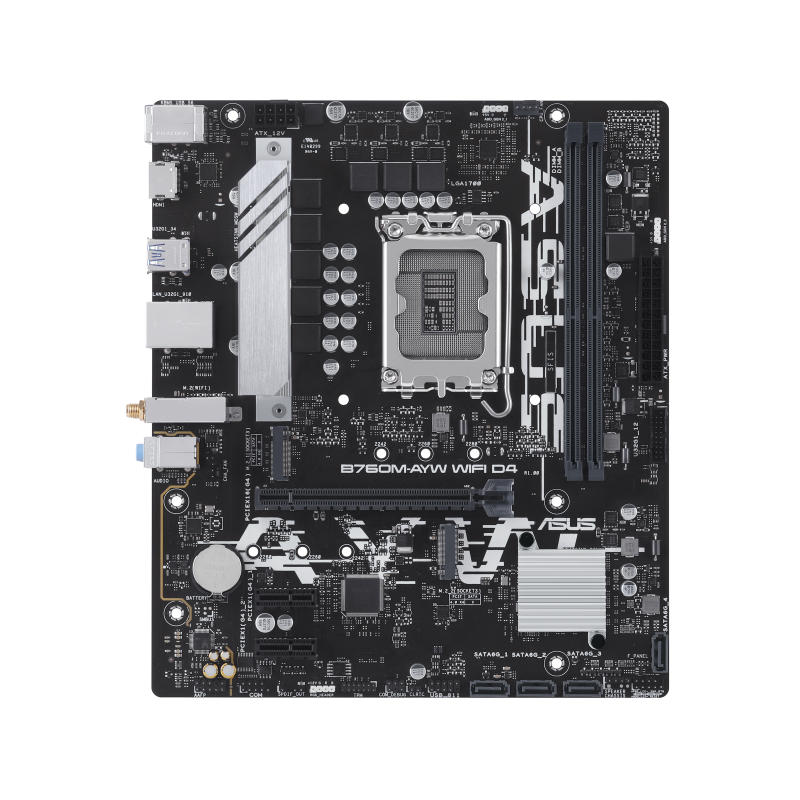 Mainboard ASUS B760M-AYW WIFI D4 ( B760/LGA1700/DDR4/mATX ) - Hàng Chính Hãng