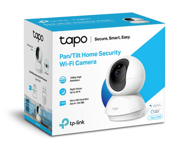 Camera Wi-Fi TP-Link Tapo C200 1080P (2MP) An Ninh Gia Đình Có Thể Điều Chỉnh Hướng - Hàng Chính Hãng