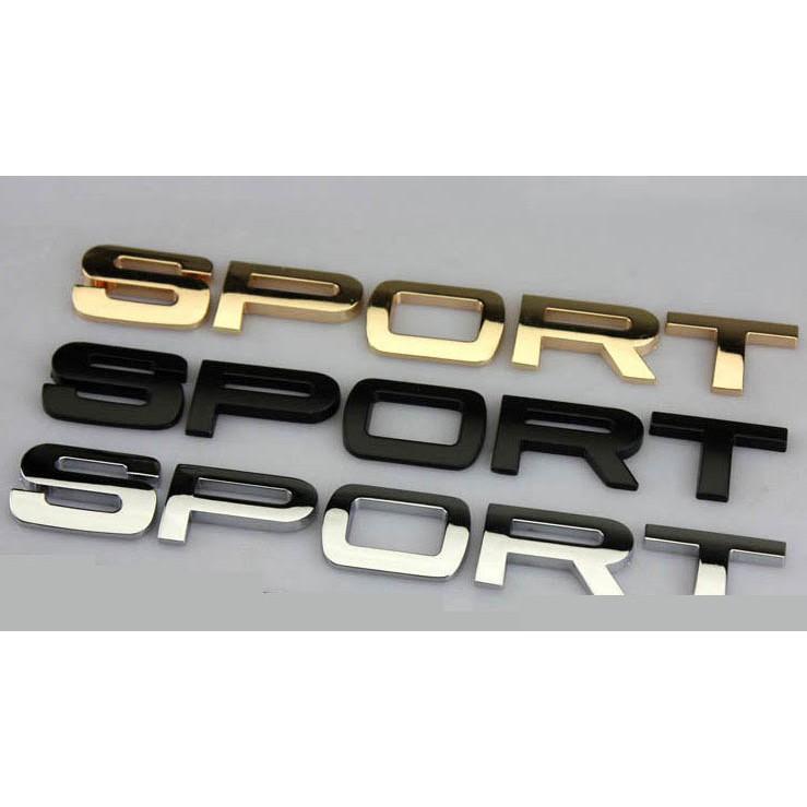 Tem 3d Chữ Sport Phong Cách Land Rover MS-69