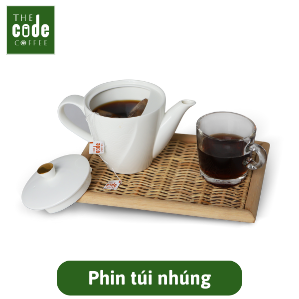 Cà Phê Phin Túi Nhúng Tiện Lợi - Robusta Túi Lọc Phin Giấy 1 Hộp 10 Gói (100gr) - Drip Bag Coffee