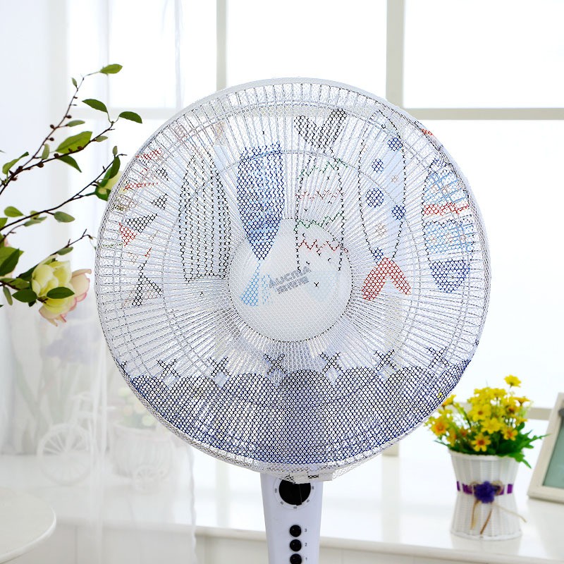 Lưới bọc quạt họa tiết cỡ lớn tối đa 50cm an toàn cho trẻ nhỏ