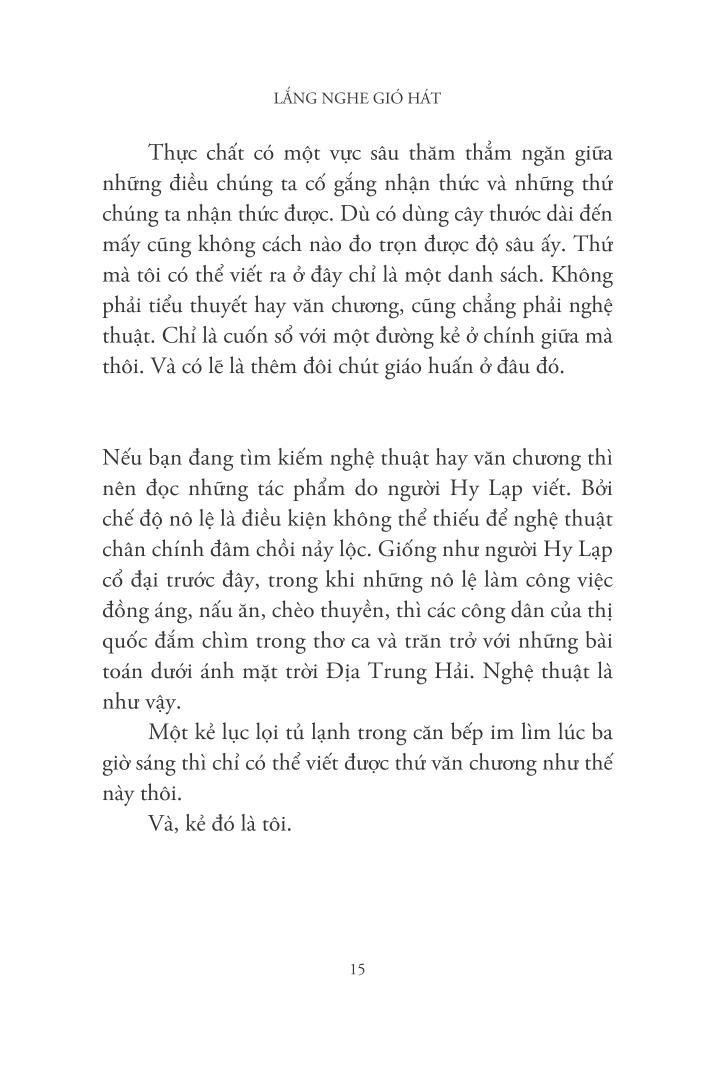 Lắng Nghe Gió Hát