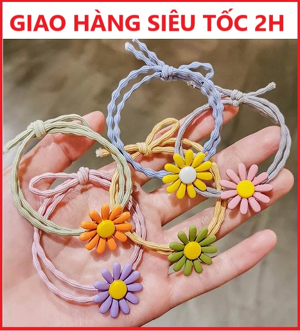 Dây cột buộc tóc nữ - Combo 5 sp (ngẫu nhiên)