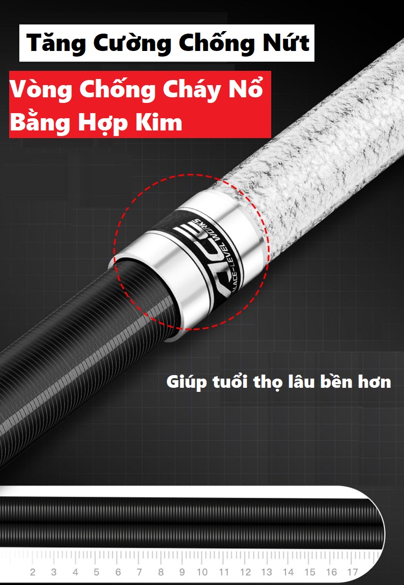 Cần Câu Tay Cao Cấp 6H 19i Lục Mạch Thần Kiếm CT08 Thiết Kế Carbon 46T - Sanami Fishing