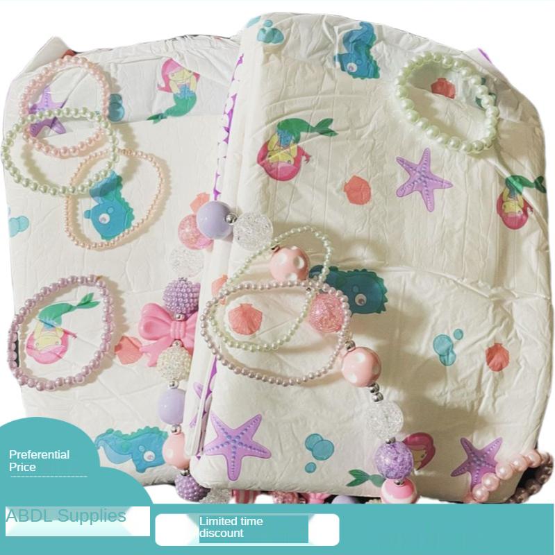 Mới Nàng Tiên Cá Công Chúa Abdl Tã Ddlg Tã Người Lớn Thế Giới Đại Dương Nam Nữ Trưởng Thành Tiểu Tiện Hấp Thụ Cao Tã M/8 Cái