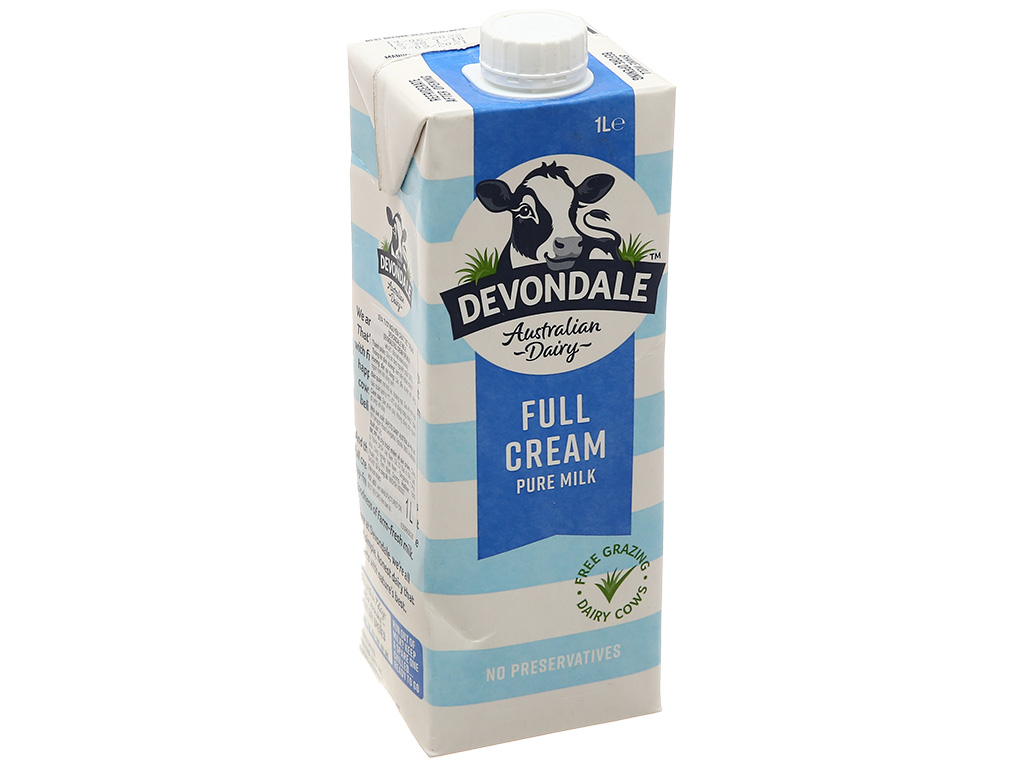 Thùng 10 Hộp Sữa Tươi Nguyên Kem Devondale 1l x 10 của Úc
