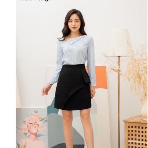 Chân Váy Chữ A - Chân Váy Công Sở, Giấu Bụng Cực Tốt Che Khuyết Điểm Bụng - ELISA SHOP