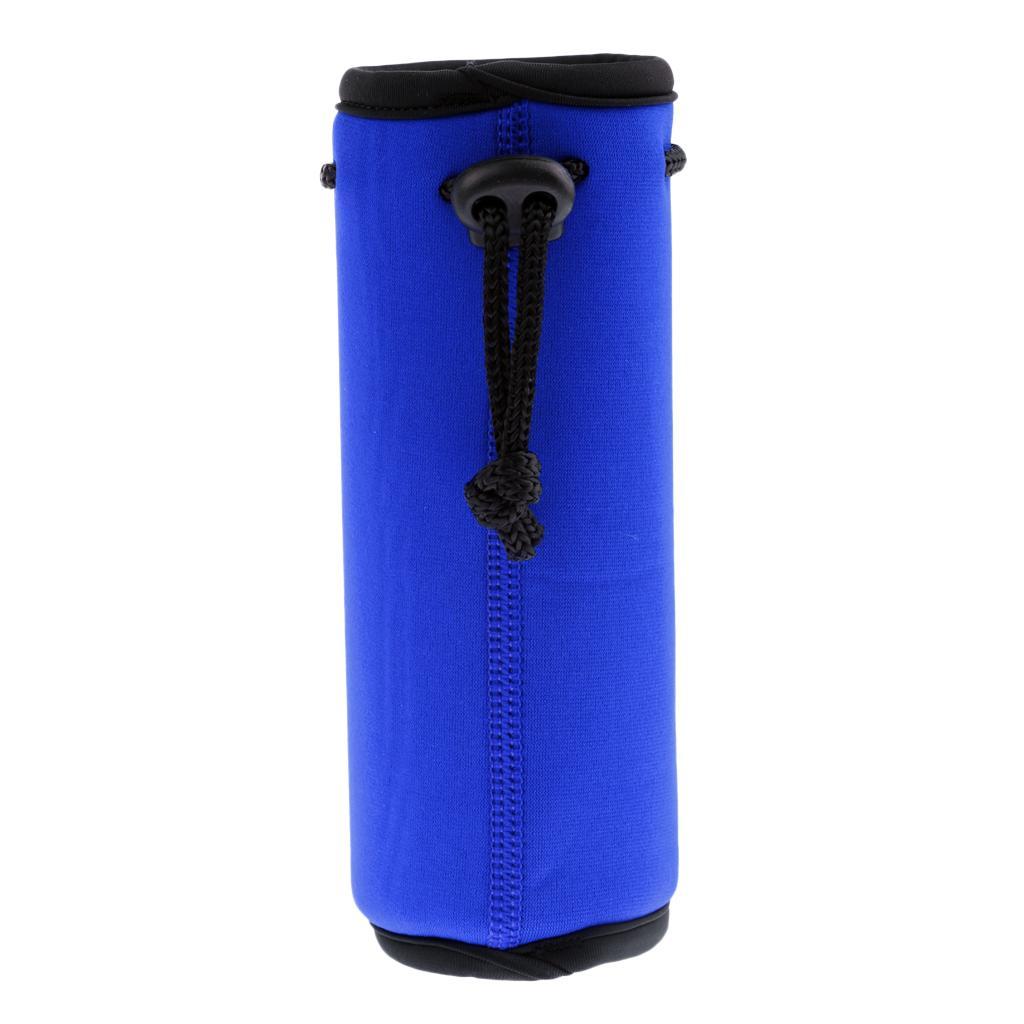 3x 500ml Neoprene Sport Water Bottle Cover Pouch Sleeve Bag Holder Black Blue Red
