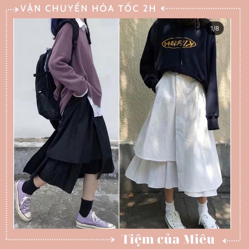 Chân váy tầng dài Tiệm của Miêu