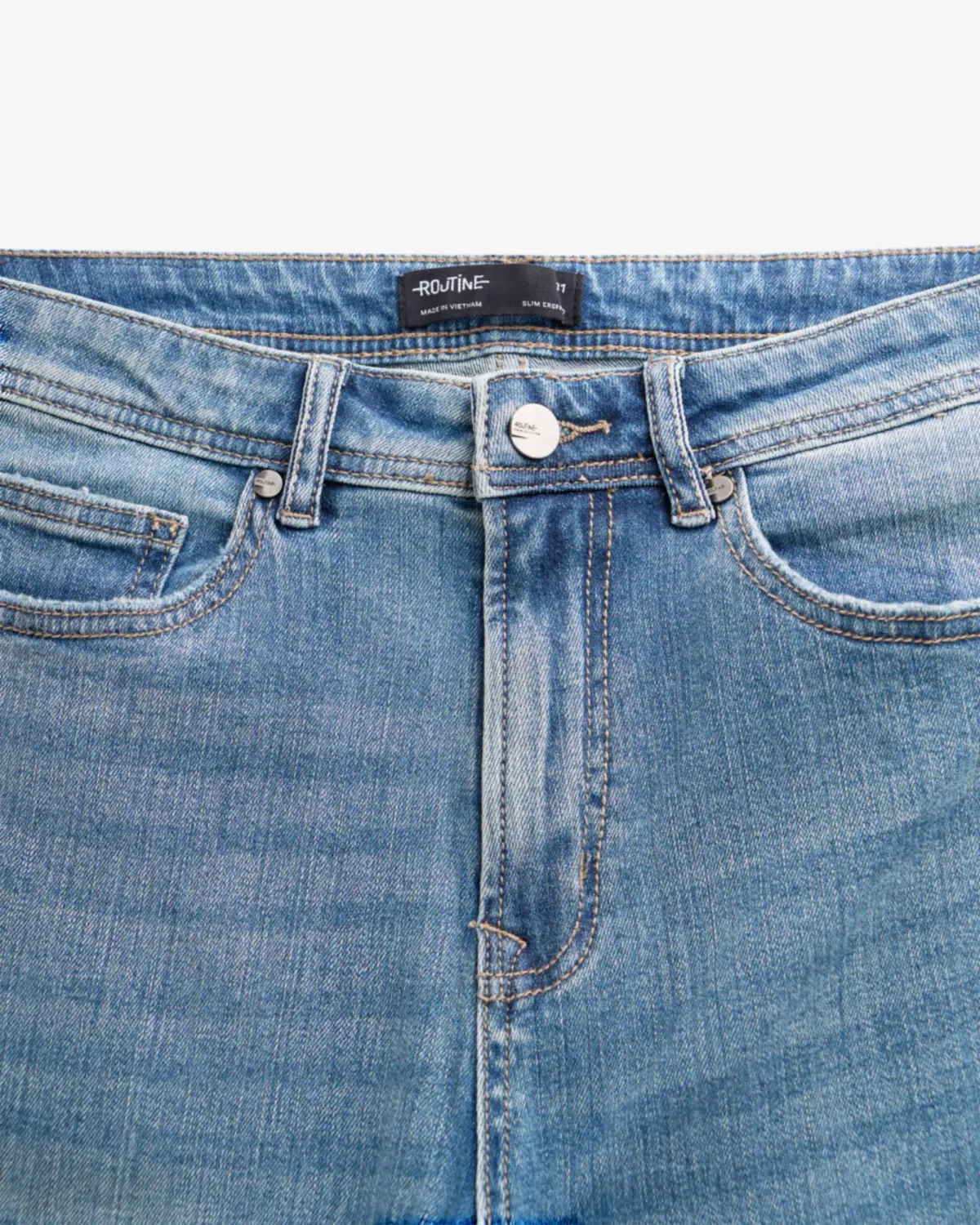 Quần jean nam Form Slim cropped - ROUTINE 10F25DPA036