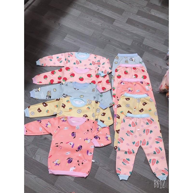 Bộ nỉ bông cho be trai/ gái 6-23kg mẫu ngẫu nhiên