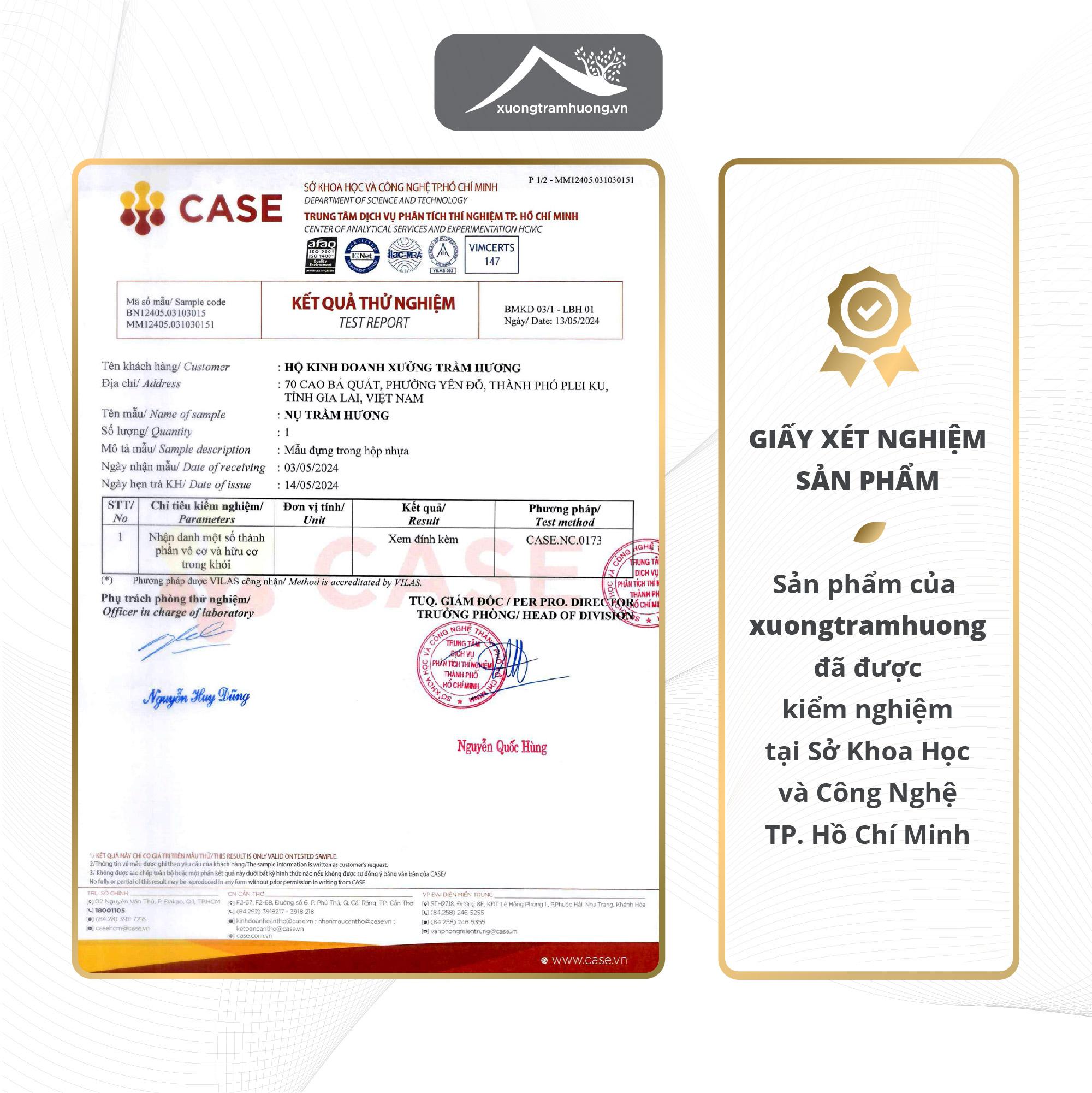 Nhang Trầm Hương Không Tăm Sạch Nguyên Chất Xưởng Trầm Hương Thơm Vừa Ít Khói Xông Nhà