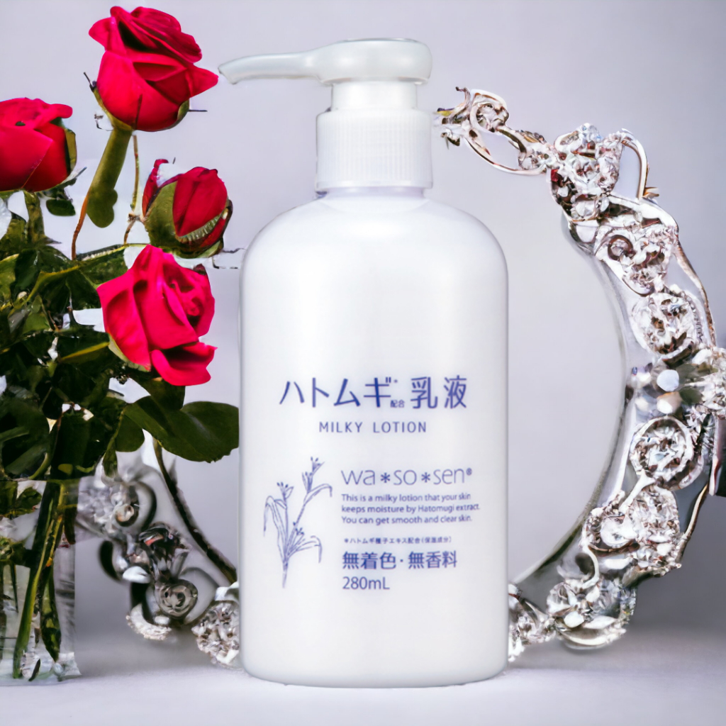 Lotion Cấp Ẩm Và Dưỡng Trắng Da Ý Dĩ Wasosen Milky Lotion(Chai 280 mL)