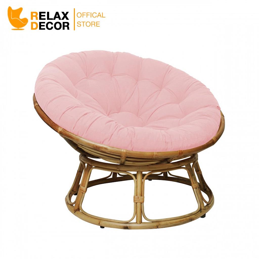 Ghế Papasan Mây Tự Nhiên 100% Đường Kính 100cm Ngồi Đọc Sách Thư Giãn Hàng Chính Hãng Bảo Hành 12 Tháng