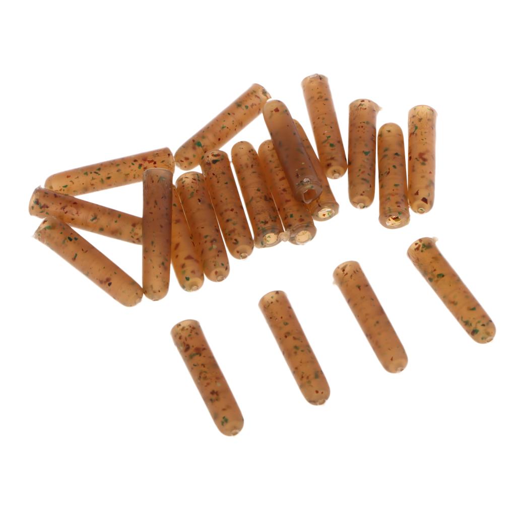 20Pcs/pack Durable Helicopter Rig Sleeves Carp Fishing Terminal Tackle 25mm
