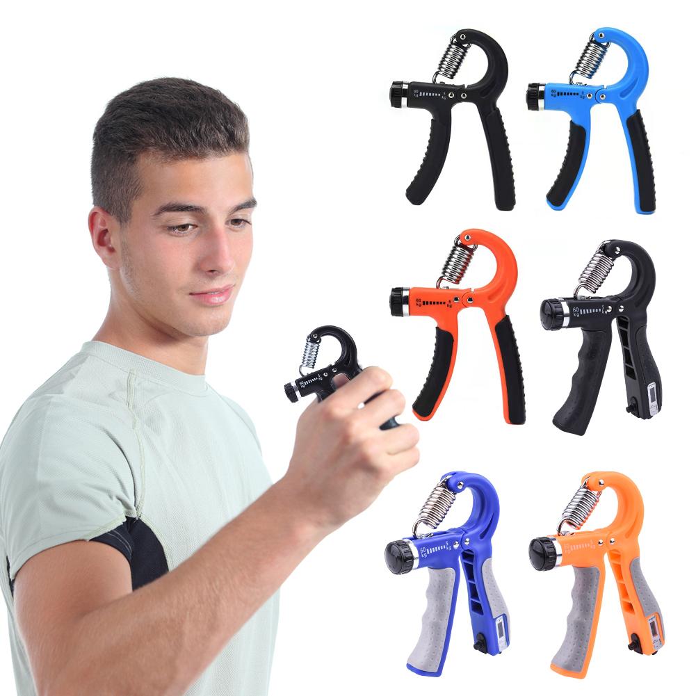 5-60kg điều chỉnh tay tay tay cầm tay Huấn luyện cổ tay Tăng sức mạnh lò xo ngón tay Pinch Mở rộng Mở rộng R-Type Grip Color: Orange1