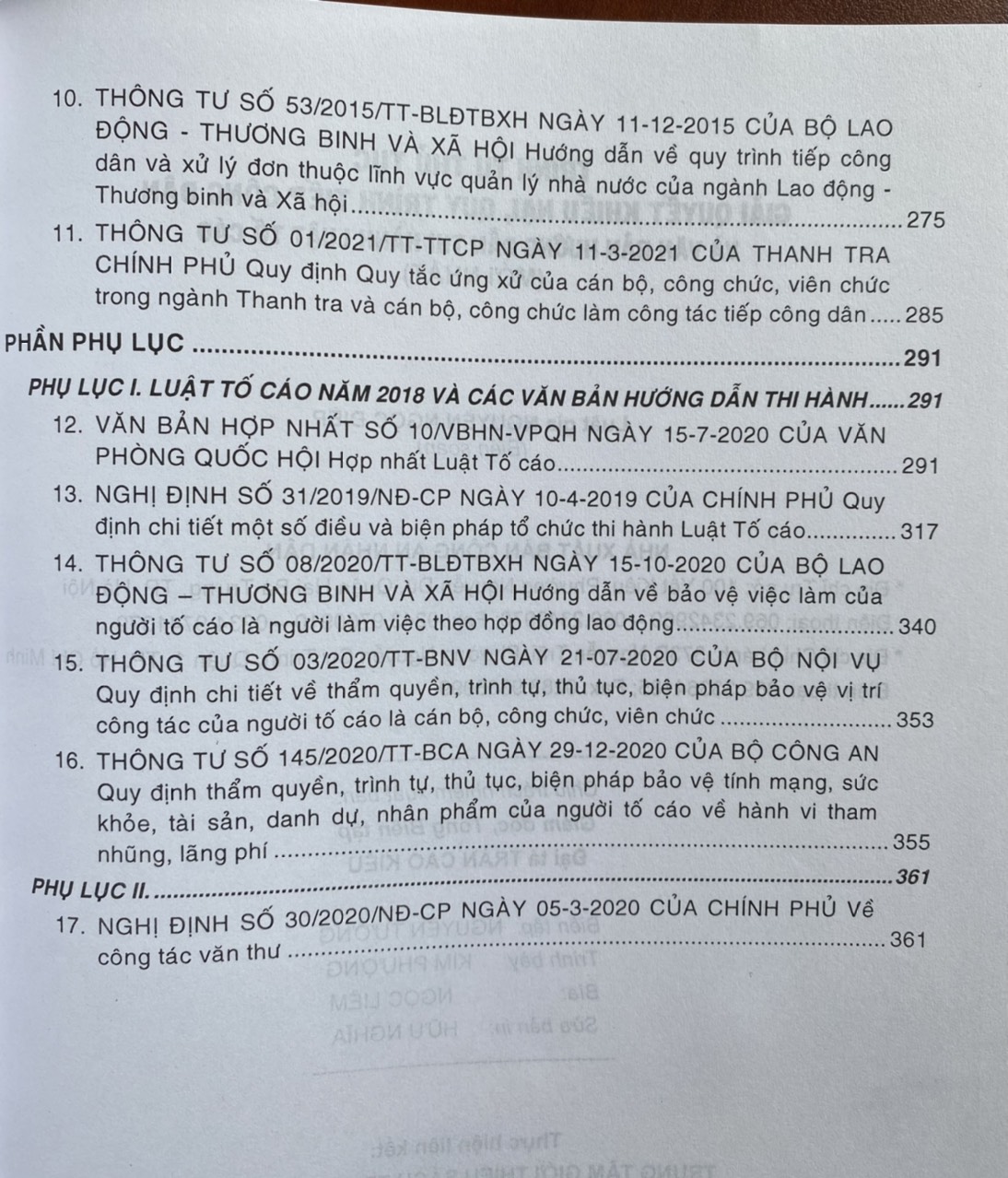 Trình Tự Thủ Tục Giải Quyết Khiếu Nại, Quy Trình Tiếp Công Dân và Văn Bản Hướng Dẫn Thi Hành Luật Tố Cáo