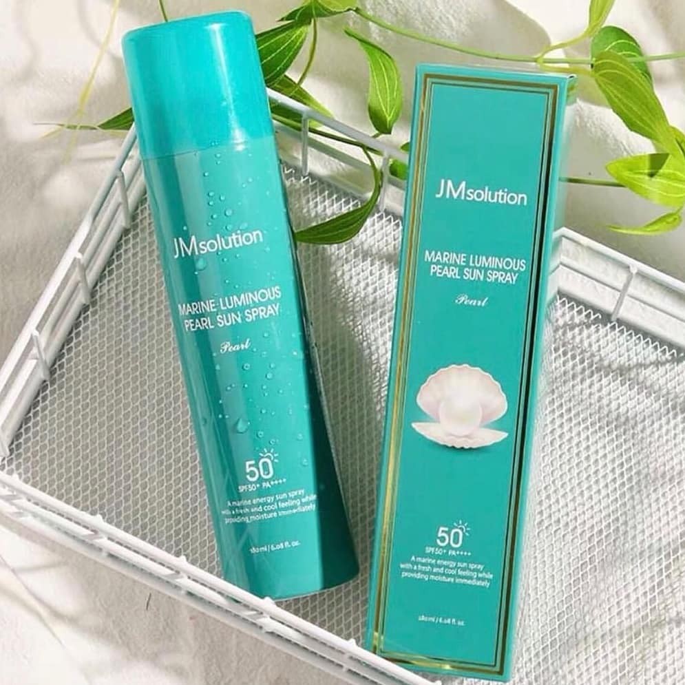 Hình ảnh Xịt Chống Nắng Làm Trắng Bảo Vệ Da Jmsolution Marine Luminous Sun Spray 180ml