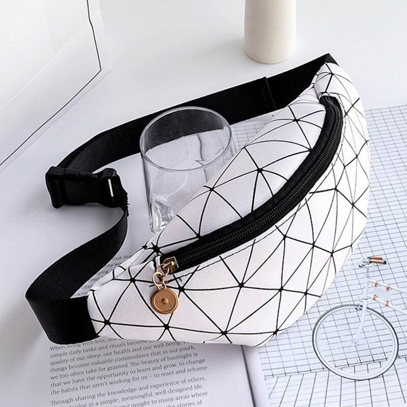 2021New summer fashion waist bag for men and women with Cow leopard shoe print casual women's bag PU leather running bags