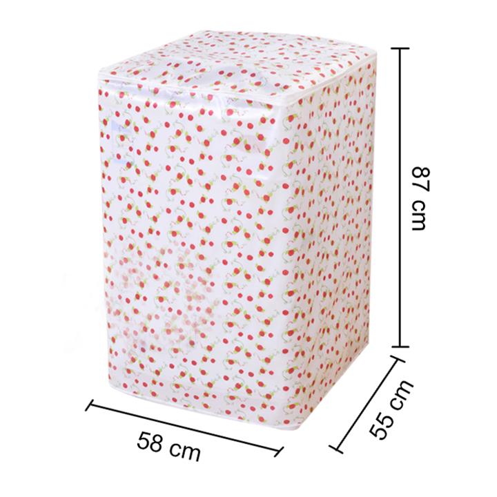 Áo trùm máy giặt vải trong cửa trên - Màu ngẫu nhiên - GDHN Loại Tốt