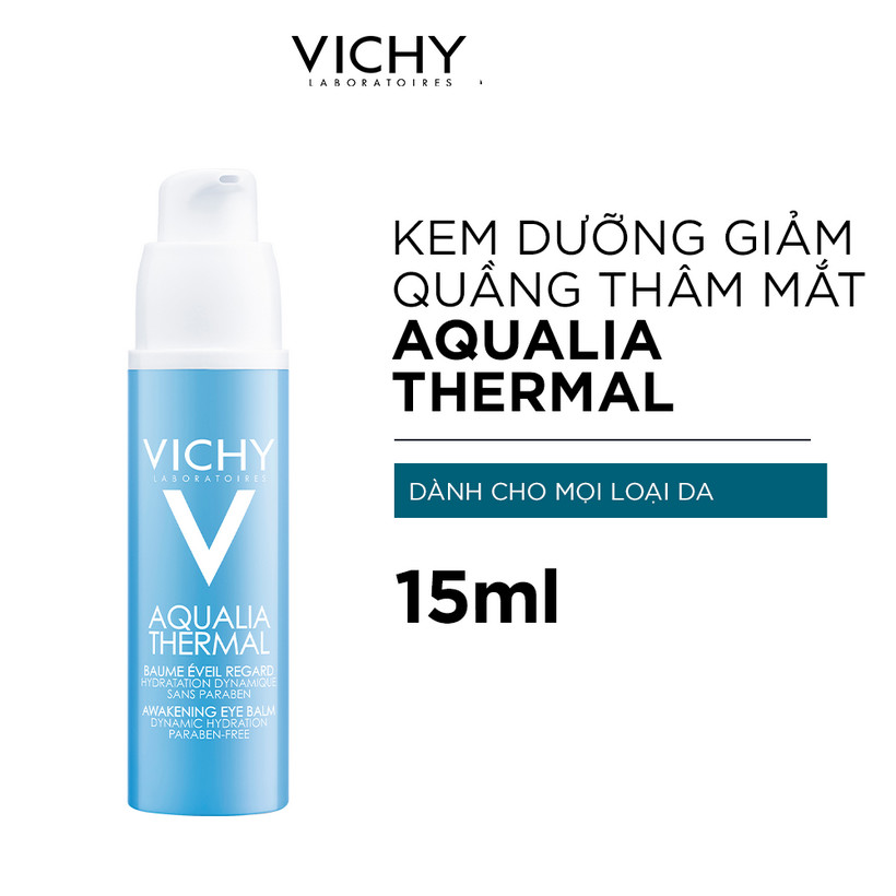 Kem Dưỡng Giảm Quầng Thâm Mắt Vichy Aqualia Thermal Awakening Eye Balm 15ml