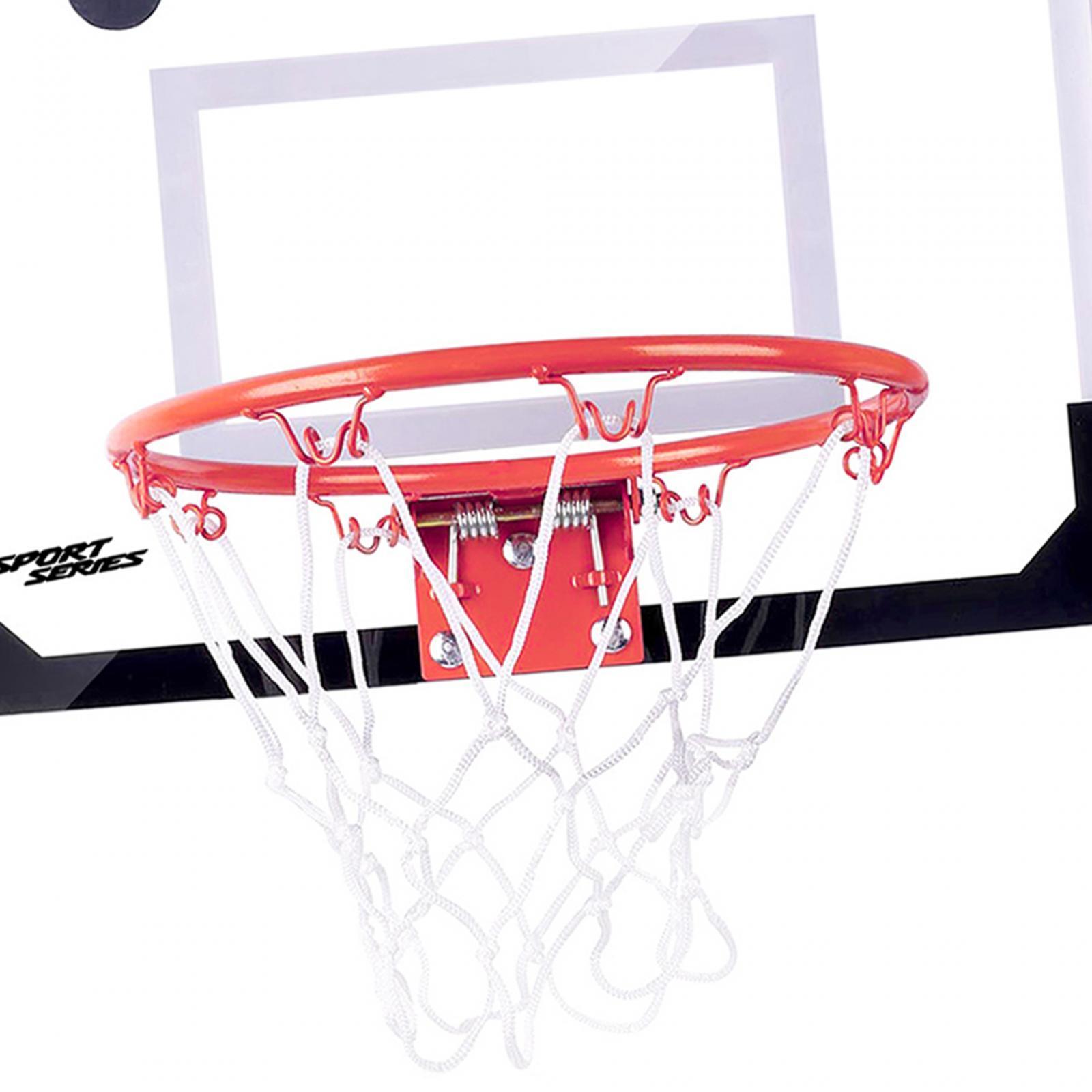 Mini Basketball Hoop Basketball Backboard Toy Easy to Assemble Replacement Net Indoor Basketball Games Basketball Goal for Garden Door Kids