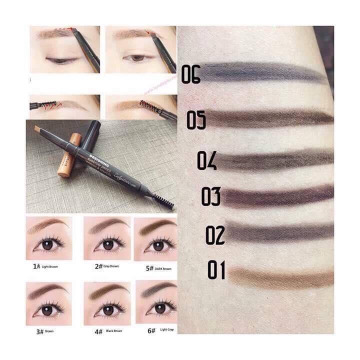 Chì Chân Mày TheFaceShop Designing Eyebrow Pencil 0.3G