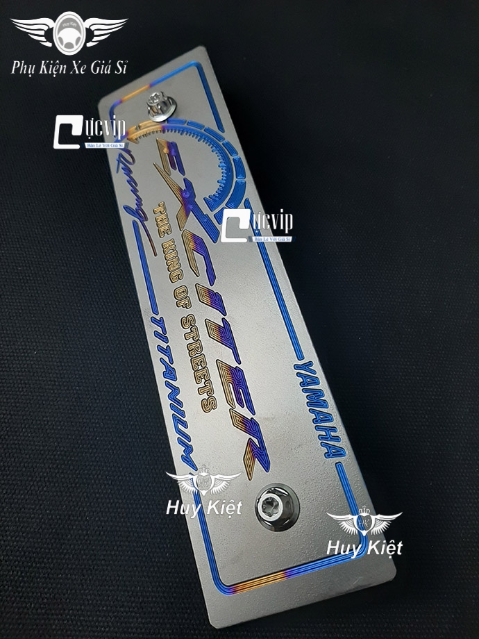 Bảng Tên Exciter Titan Kèm 2 Ốc Salaya MS3615 - Tặng 01 Móc Gắng Chìa Khóa Xe Ngẫu Nhiên
