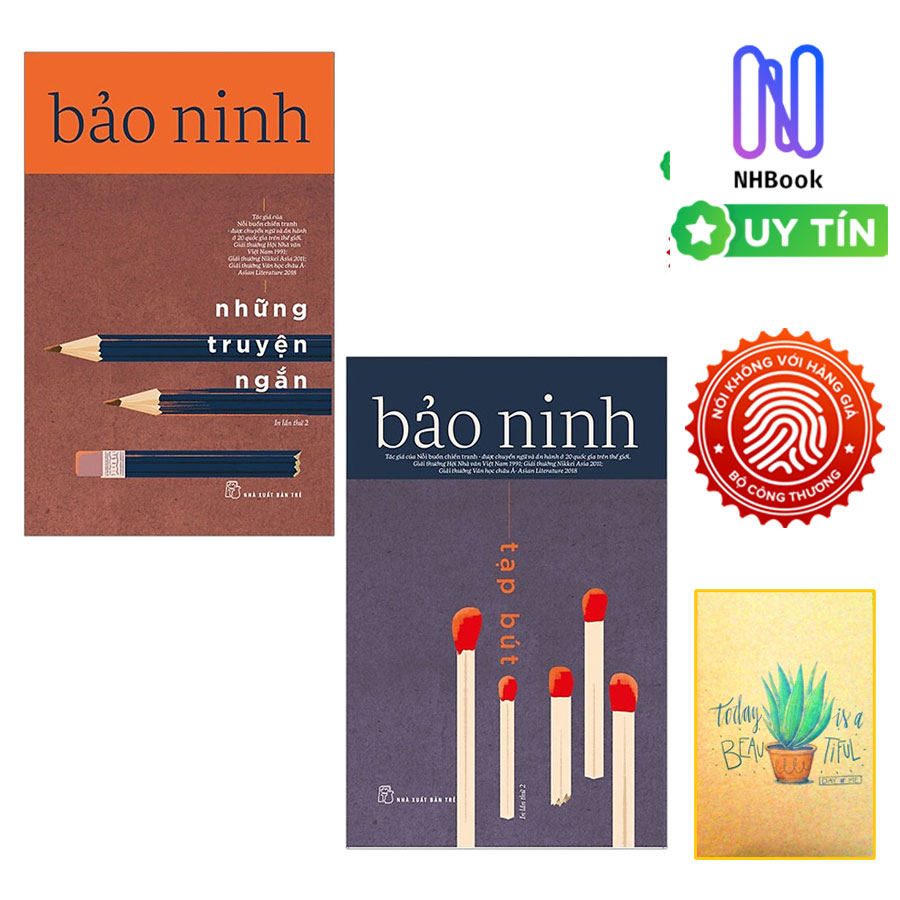 Combo Bảo Ninh : Tạp Bút và Những Truyện Ngắn ( Tặng Kèm Sổ Tay)