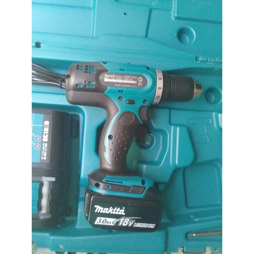 MÁY KHOAN PIN MAKITA DHP453SF ( 1 Pin. 1 Sạc)