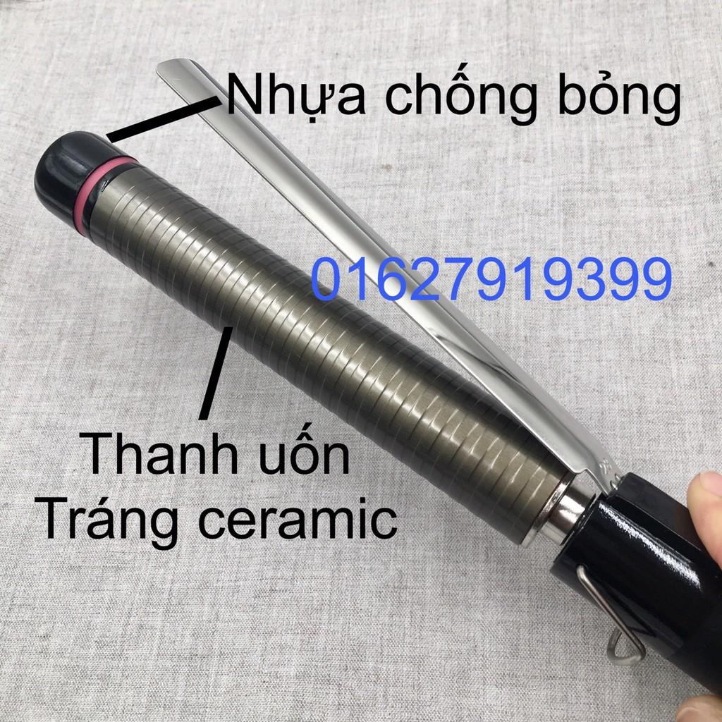 Tặng kẹp Máy làm tóc xoăn cao cấp có màn hình K&K