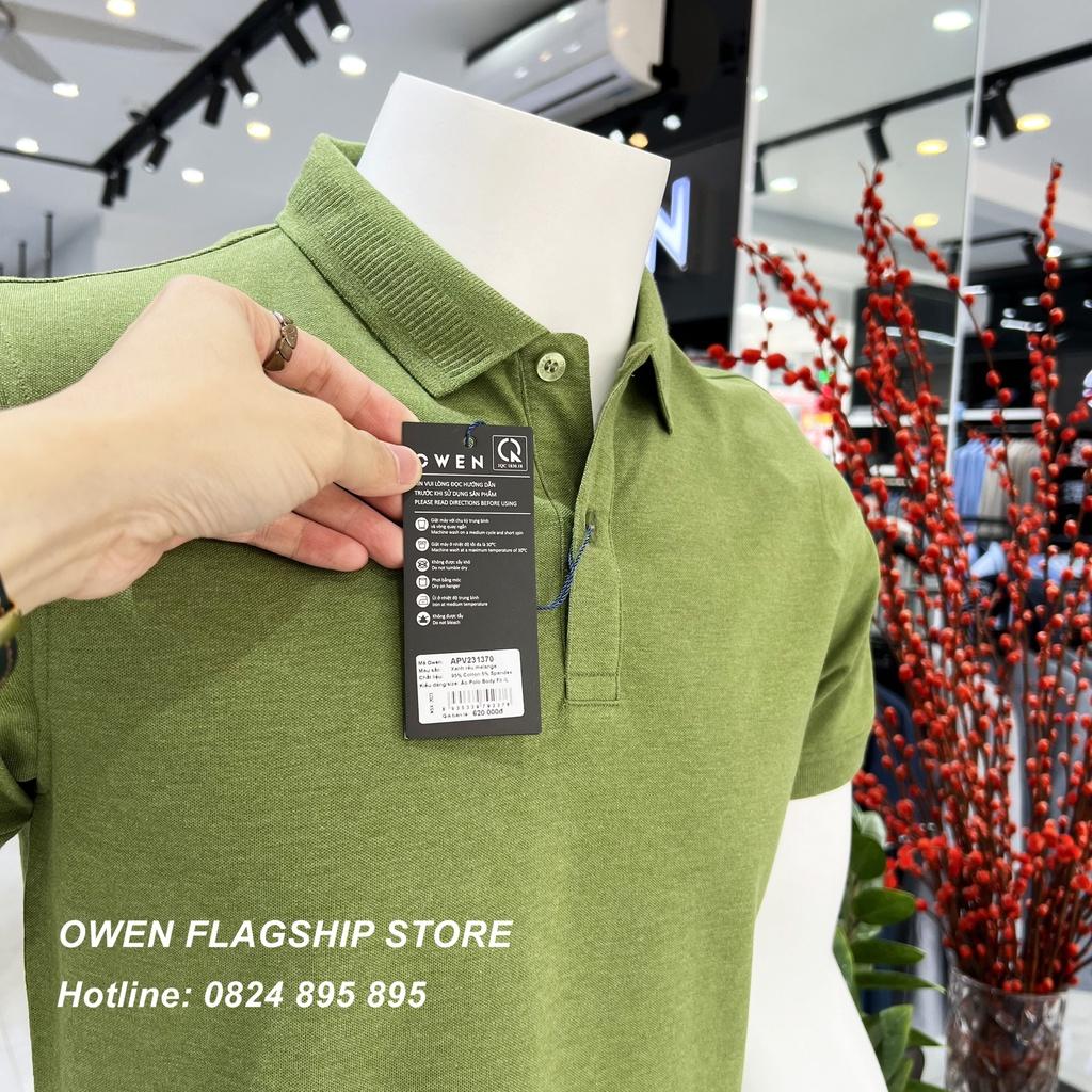 Áo Polo nam Owen chất Cotton thấm hút mồ hôi thoáng mát Mã APV231370