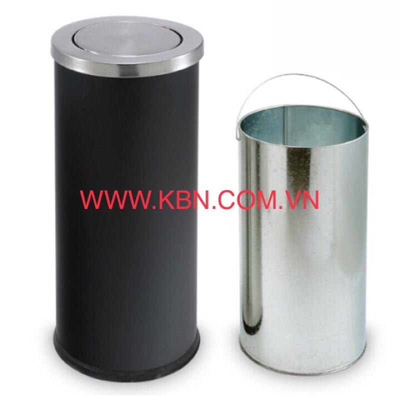 thùng rác inox bập bênh size lớn