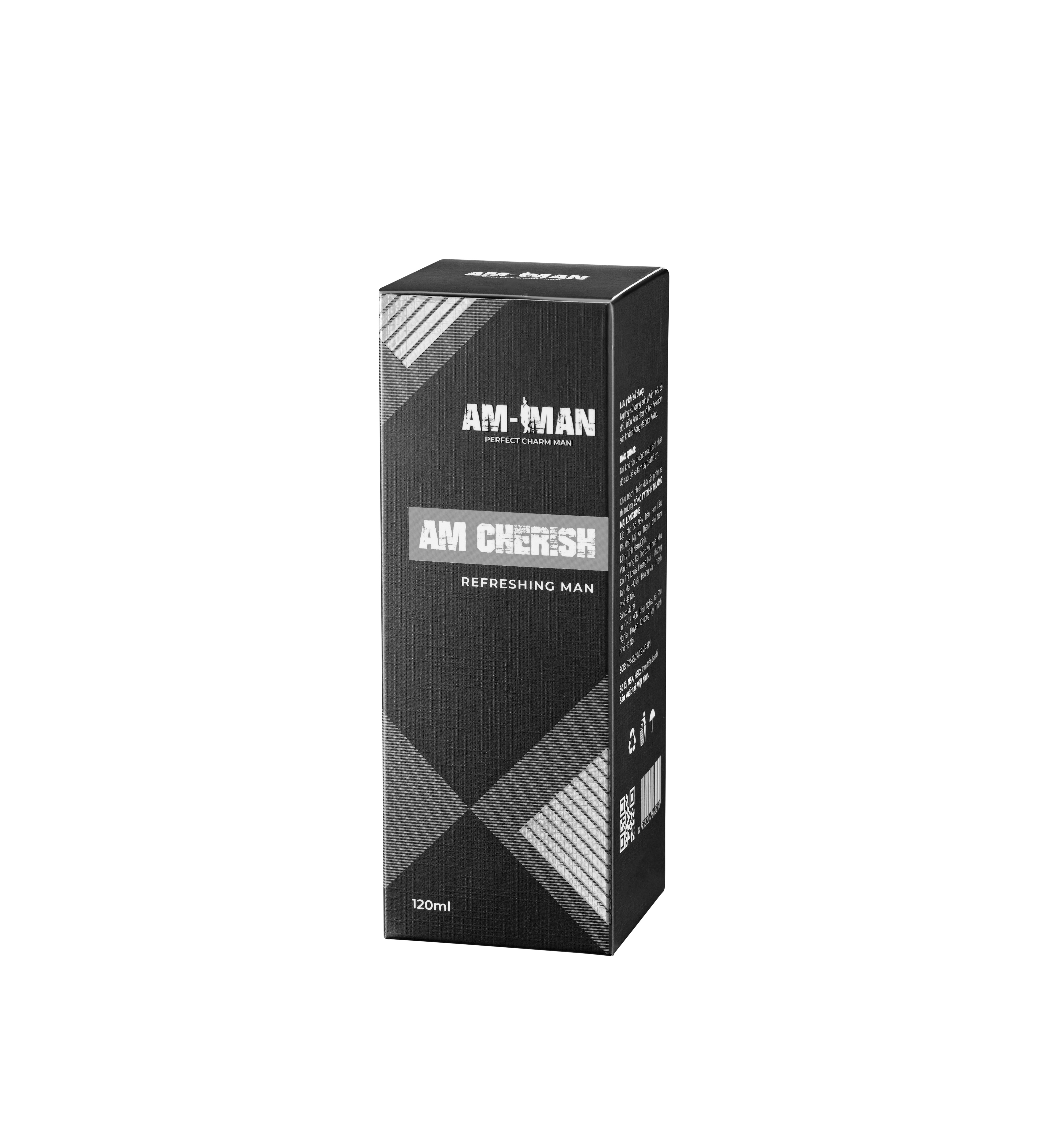 Bọt vệ sinh nam AM-MAN AM CHERISH 120ml kháng khuẩn hương nước hoa cao cấp