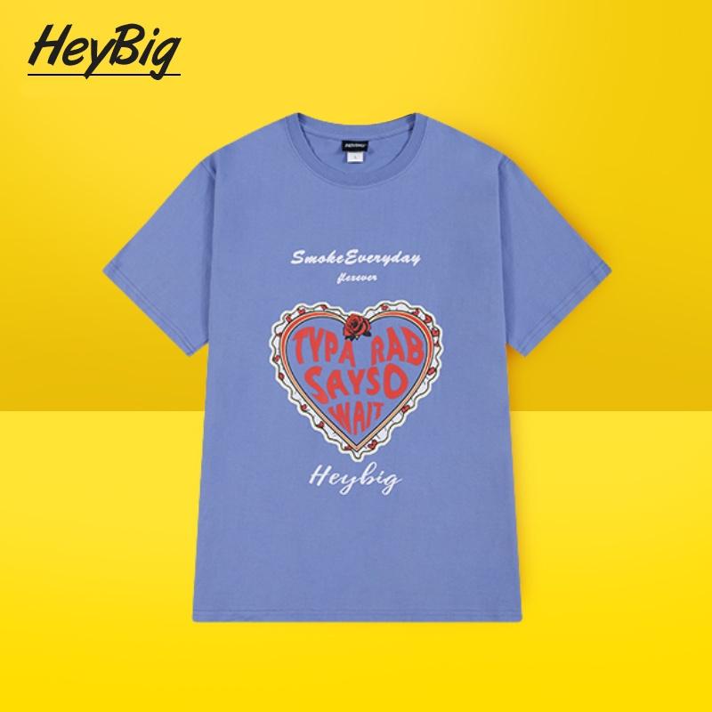 Áo Phông Nelly Heybig chính hãng Oversize Cho Nam Và Nữ Dành Cho Người Thích Hợp Thiết Kế In trái tím