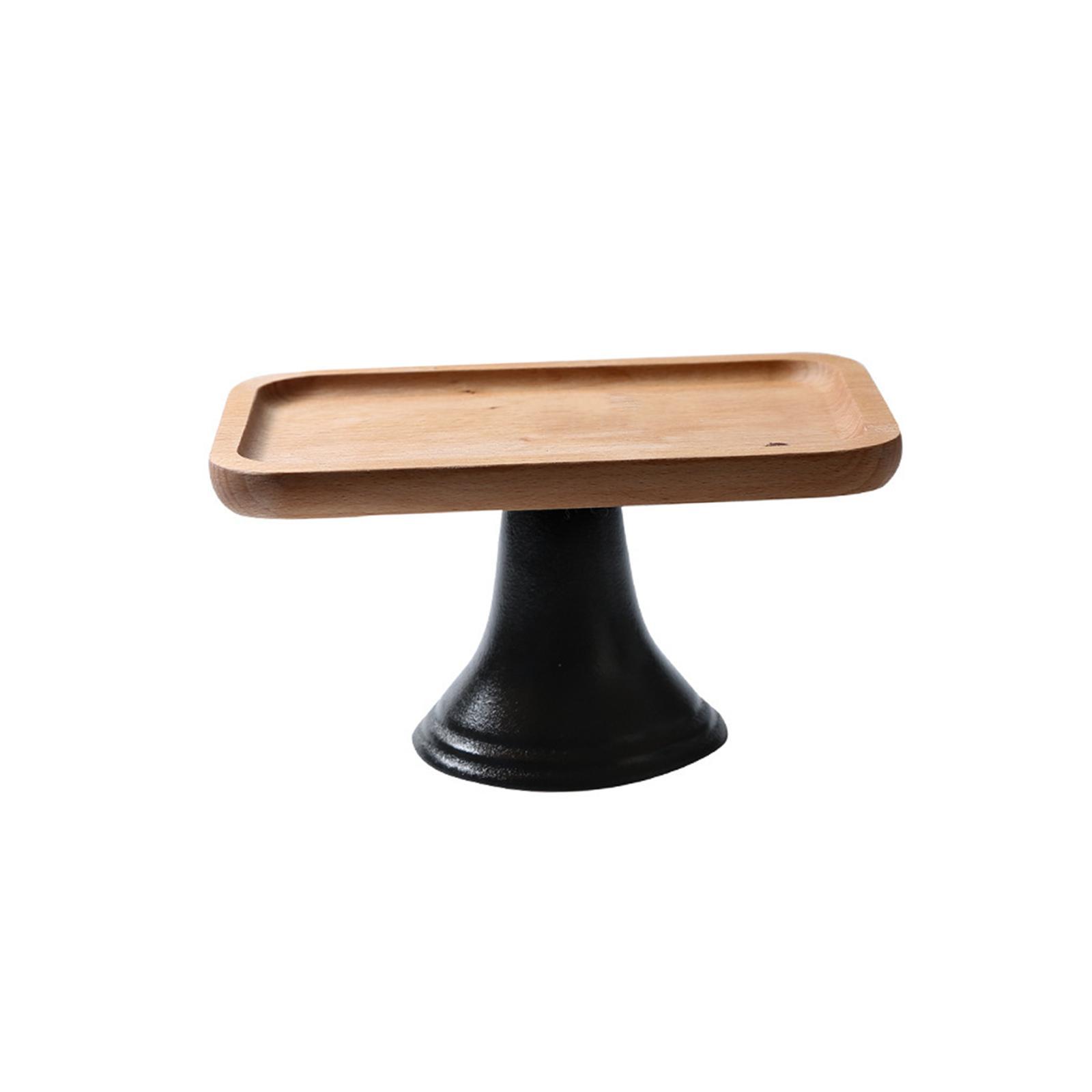 Cake Stands Food Serving Trays, Cake Stand Pedestal, Farmhosue Style Wooden Serving Tray, Cake Pedestal Display, Food Serving Trays for Wedding Party
