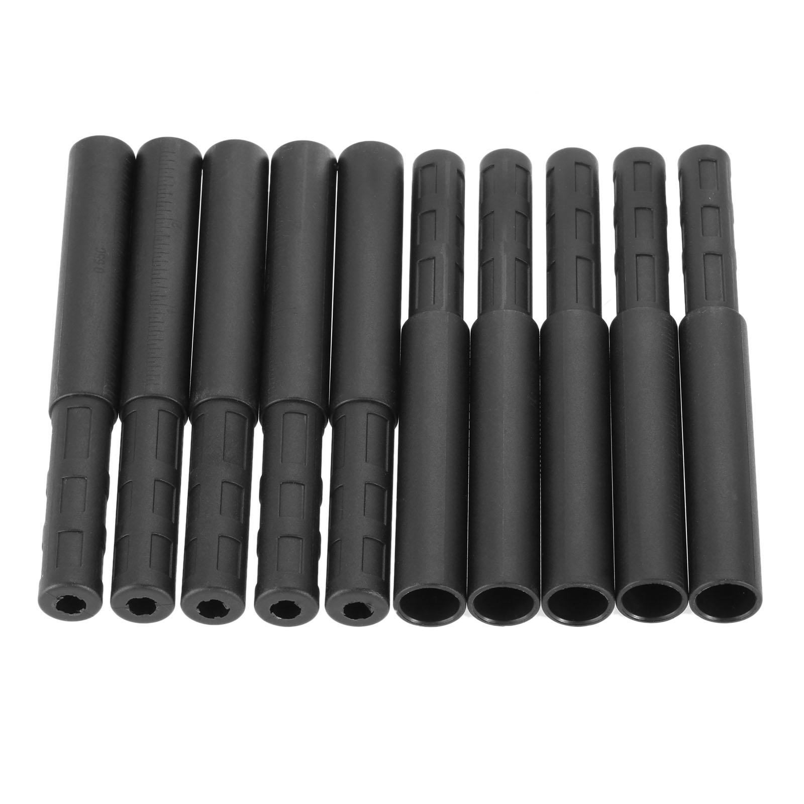 10pcs Black Golf Club Cacbon Fiber Extension Rods Kim extender Stick cho Iron /Graphit Shaft Putter Phụ kiện golf 125mm Color: 0.55 - Iron Shaft