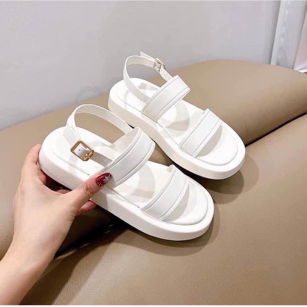 Giày sandal học sinh đế đúc dẻo siêu êm bền đẹp, dáng 2 quai nhẹ tênh