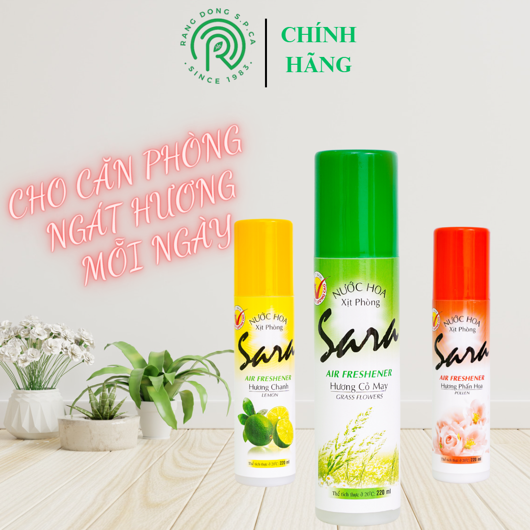 Nước Hoa Xịt Phòng Sara 220ml - Giao Mẫu Ngẫu Nhiên