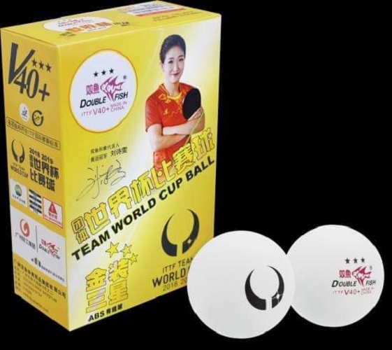 QUẢ BÓNG BÀN THI ĐẤU 40+ DOUBLE FISH SỪNG TRÂU WTTC – HỘP 6 QUẢ 3 SAO CHUẨN THI ĐẤU THẾ GIỚI