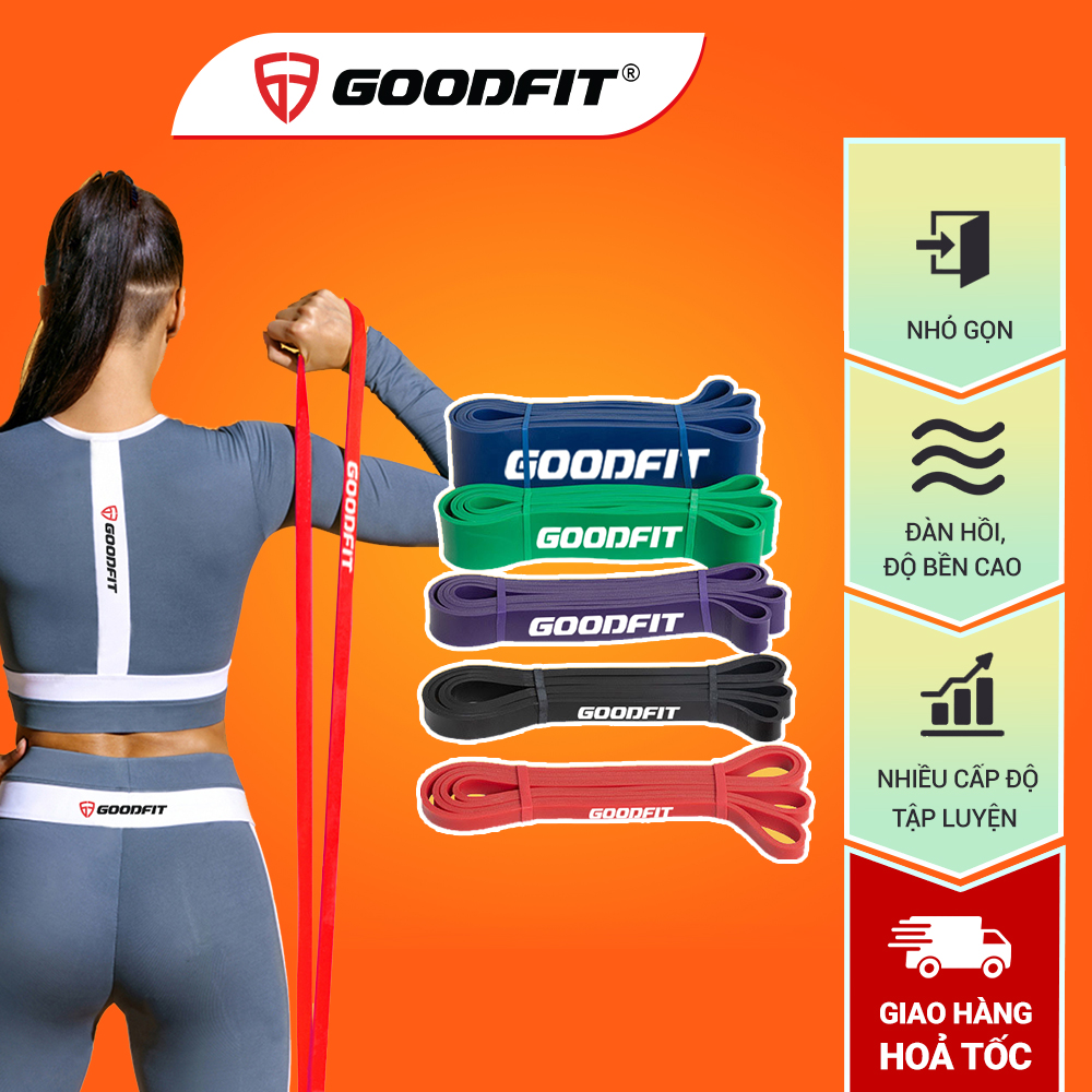 Dây Tập Gym, Tập Mông Mini Band Goodfit Gf913Mb - 22Mm