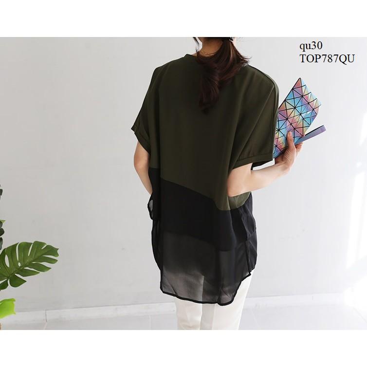 TOP703 ÁO KIỂU NỮ FORM DÀI