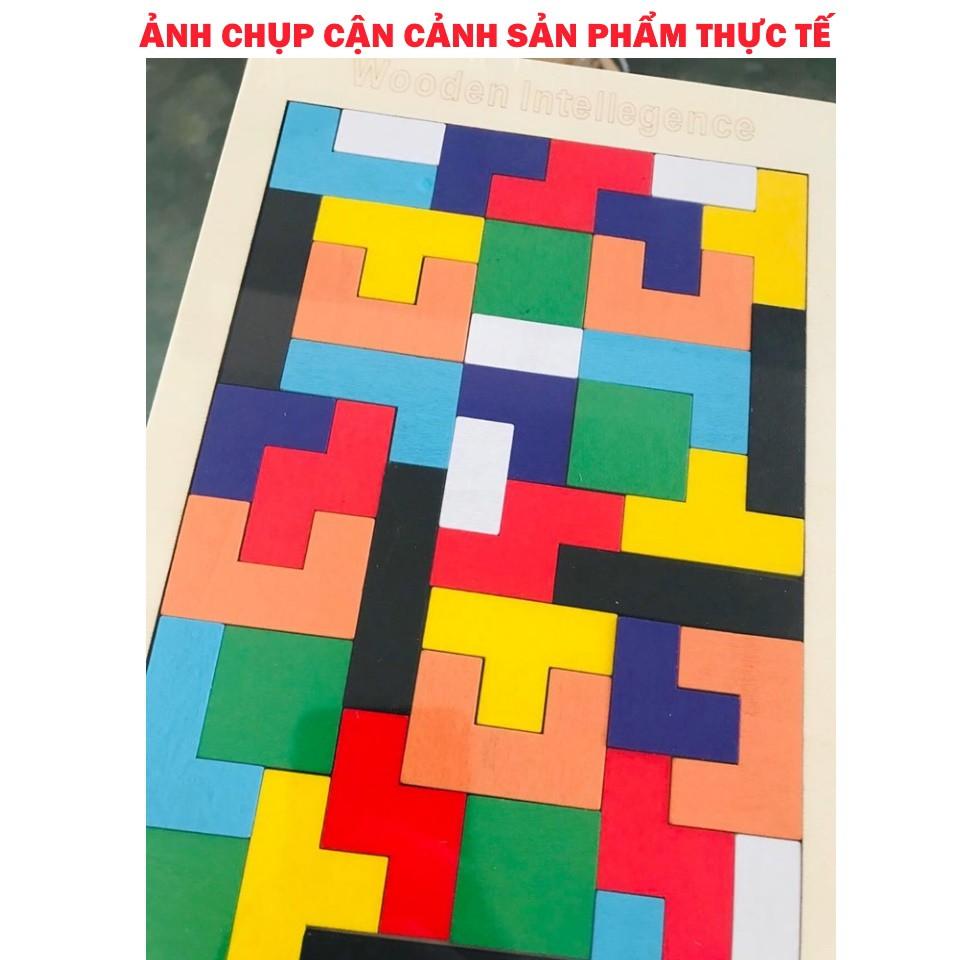 ĐỒ CHƠI XẾP HÌNH GỖ THÔNG MINH