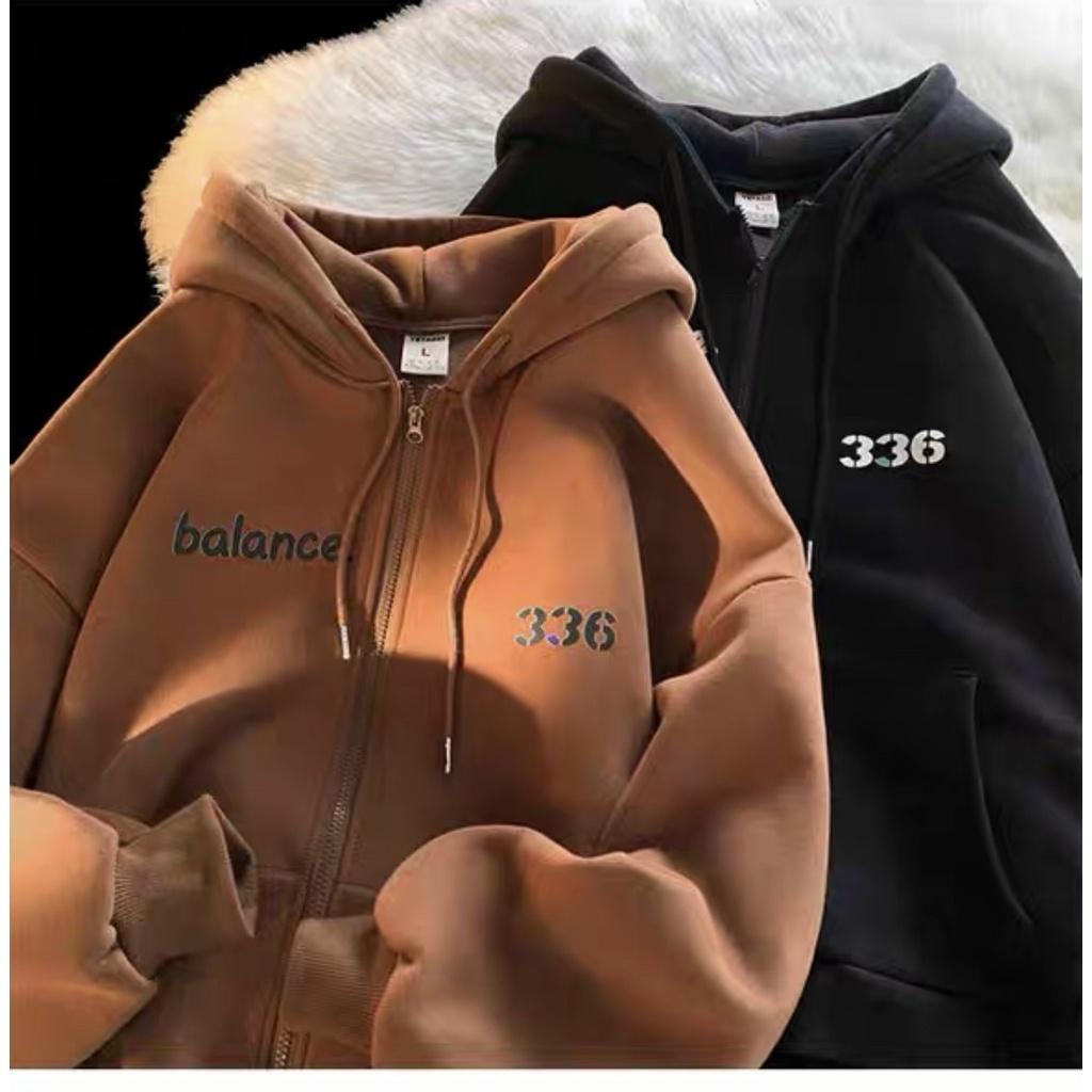 Áo khoác nỉ nam nữ unisex phong cách khóa zip thêu logo balence 336 phá cách việt cá tính ukg617 hot của năm