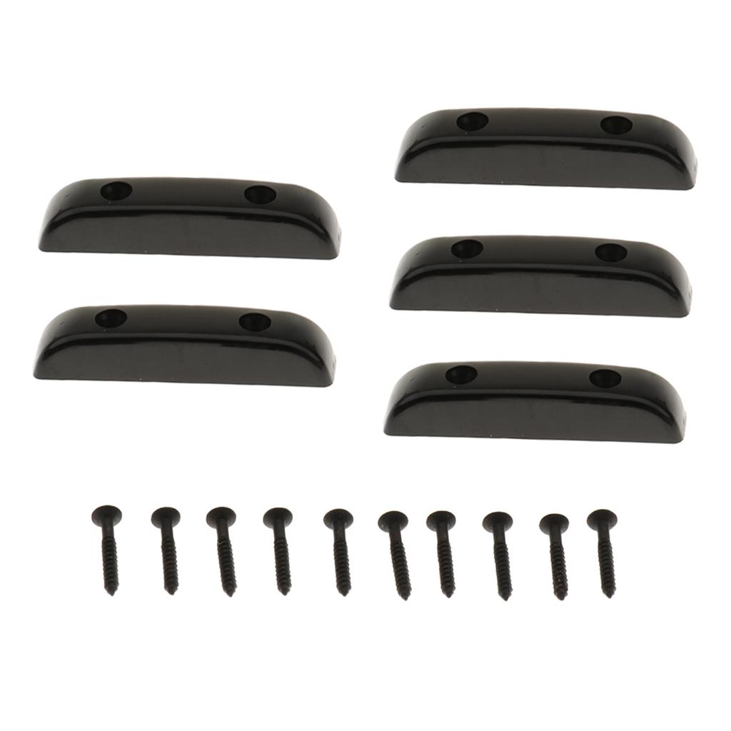 Sunnimix 5 Của Bộ Nhựa Bass Thumbrest Ngón Tay Cái Còn Lại Với Ốc Vít Cho Phần Bass